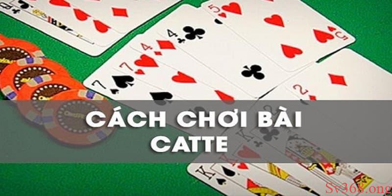 cách chơi game bài Catte