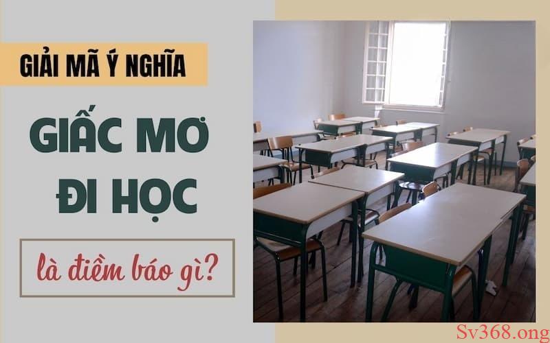 mơ thấy đi học